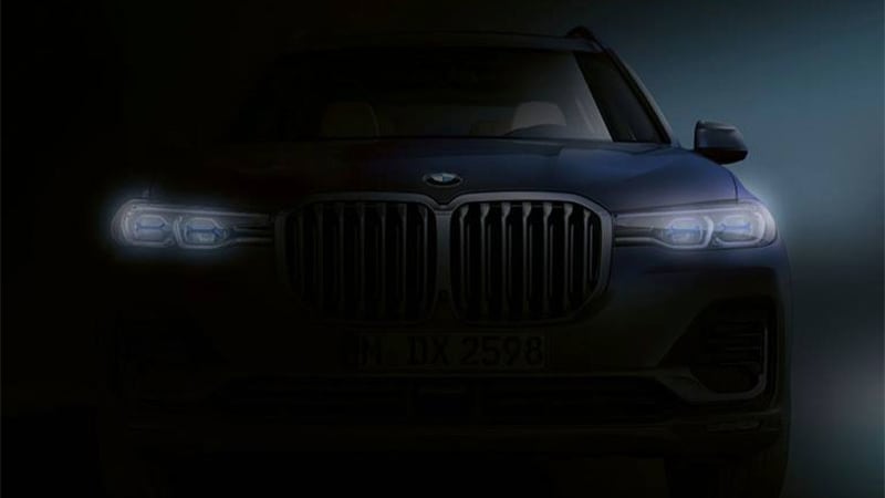 BMW teases X7 face before reveal later this month